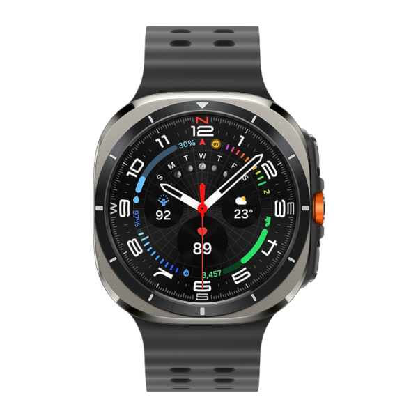 Умные часы Samsung Galaxy Watch Ultra 47мм, ремешок Marine (Titanium Silver, 2025)